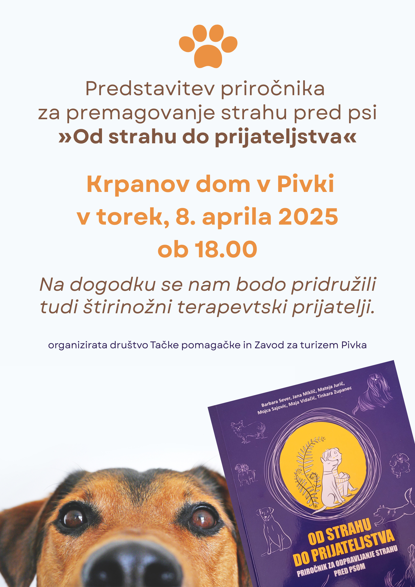 priročnik za premagovanje strahu pred psmi »Od strahu do prijateljstva« (1)